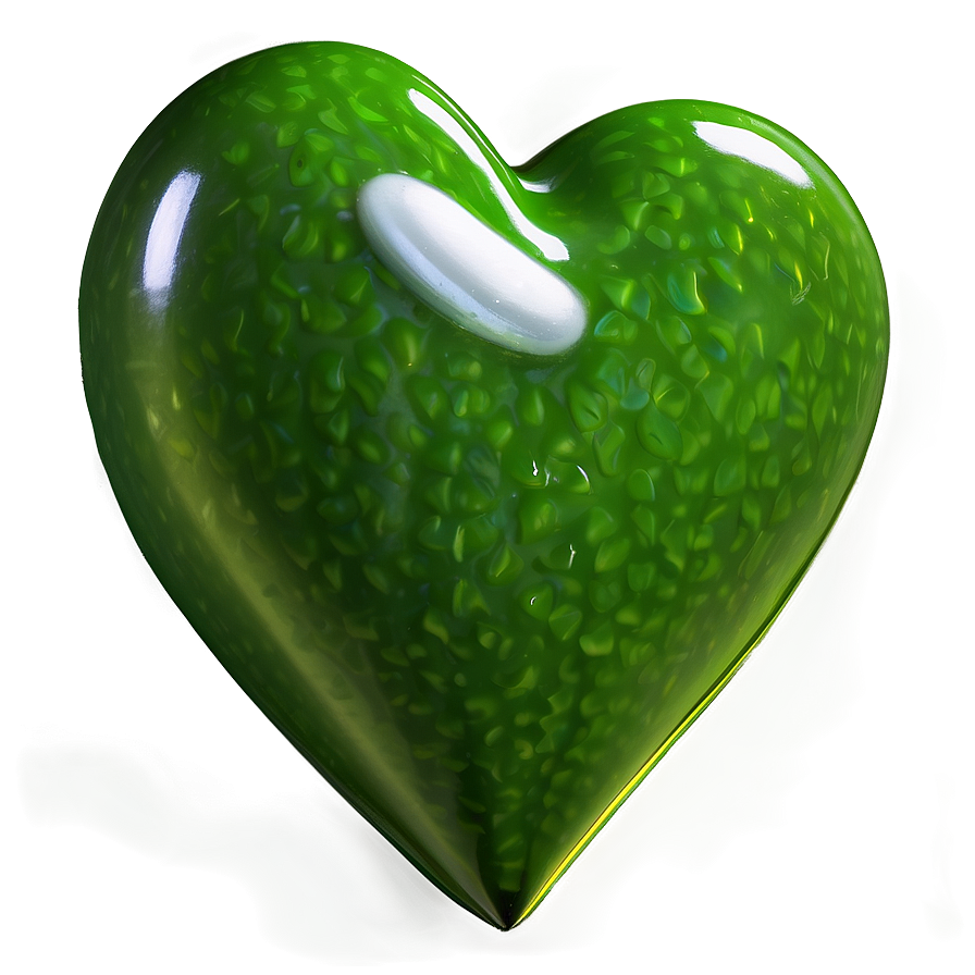 Green Heart Emoji Png Adf99 PNG