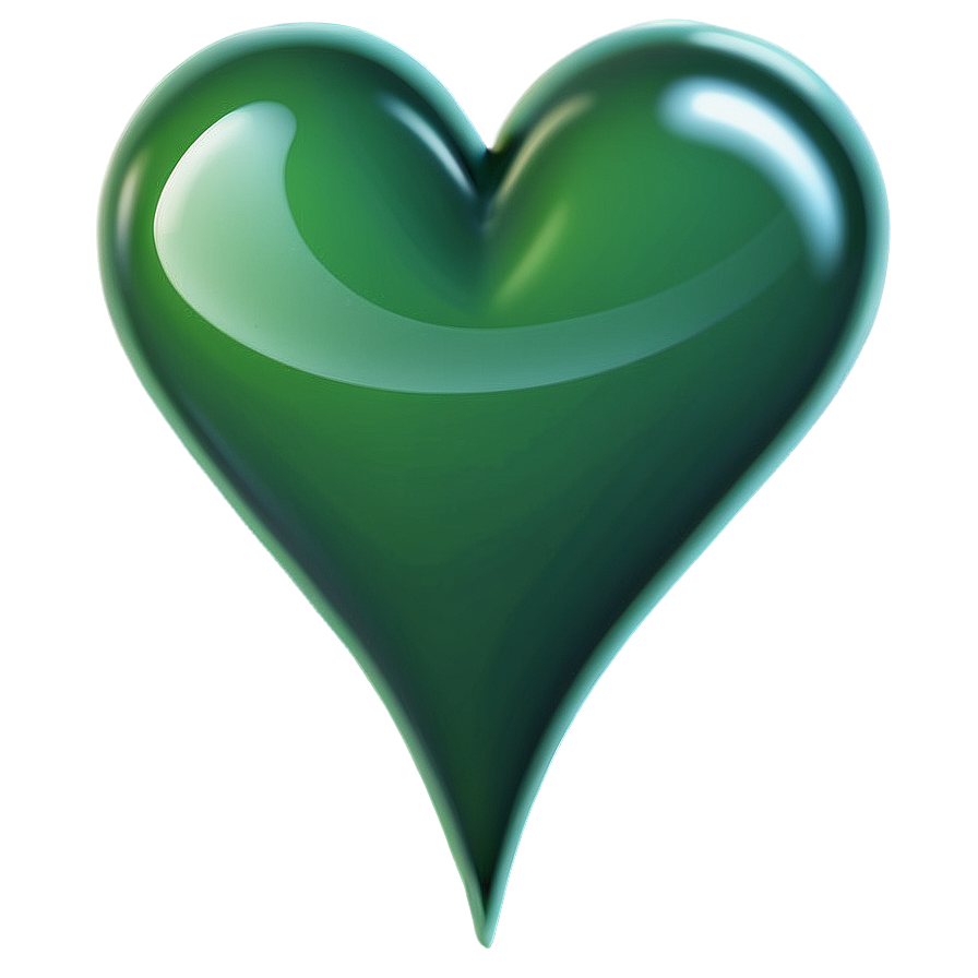 Download Green Heart Emoji Png Clipart 99 | Wallpapers.com