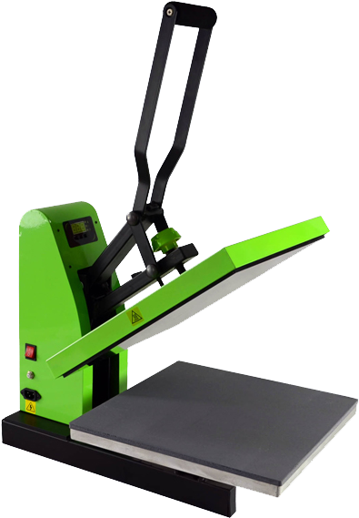 Green Heat Press Machine PNG