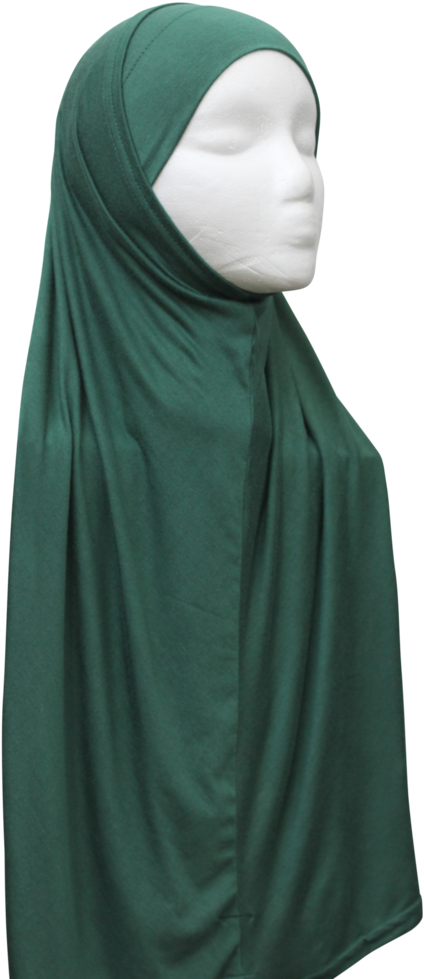 Green Hijab Mannequin Display PNG