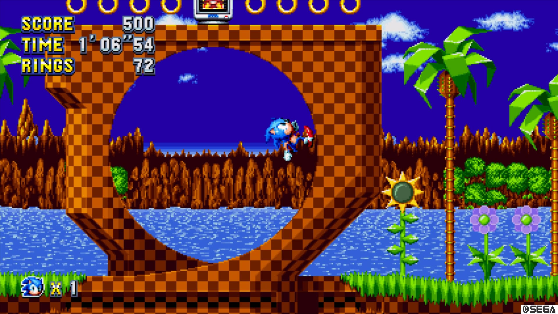 Sonicthe Hedgehog - Skärmbild. Wallpaper