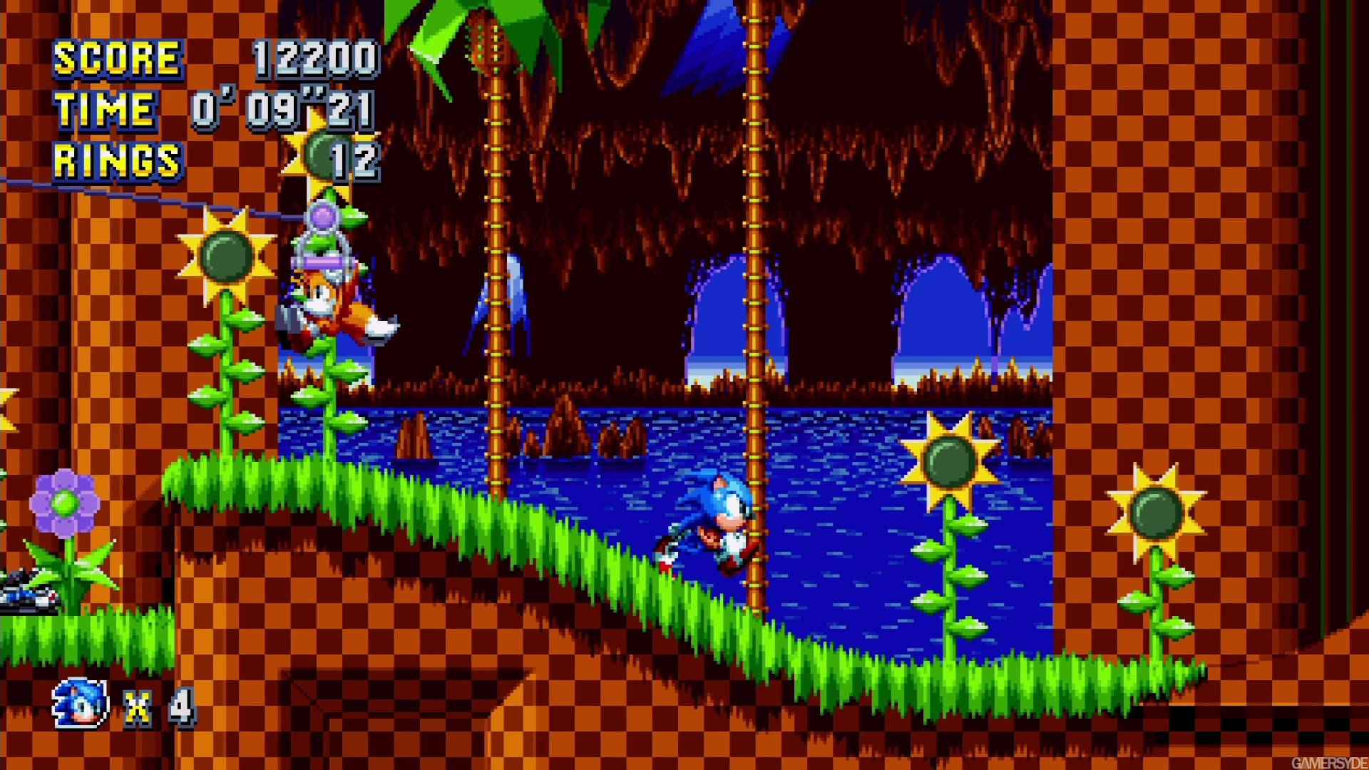 Experience the beauty of Green Hill Zone Wallpaper