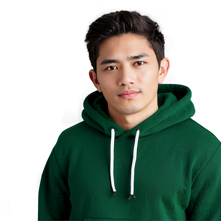 Green Hoodie Png 05242024 PNG