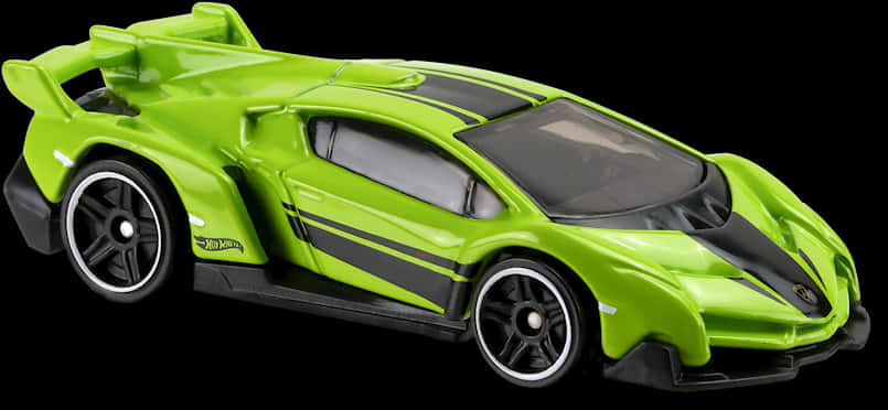 Green Hot Wheels Sports Car PNG