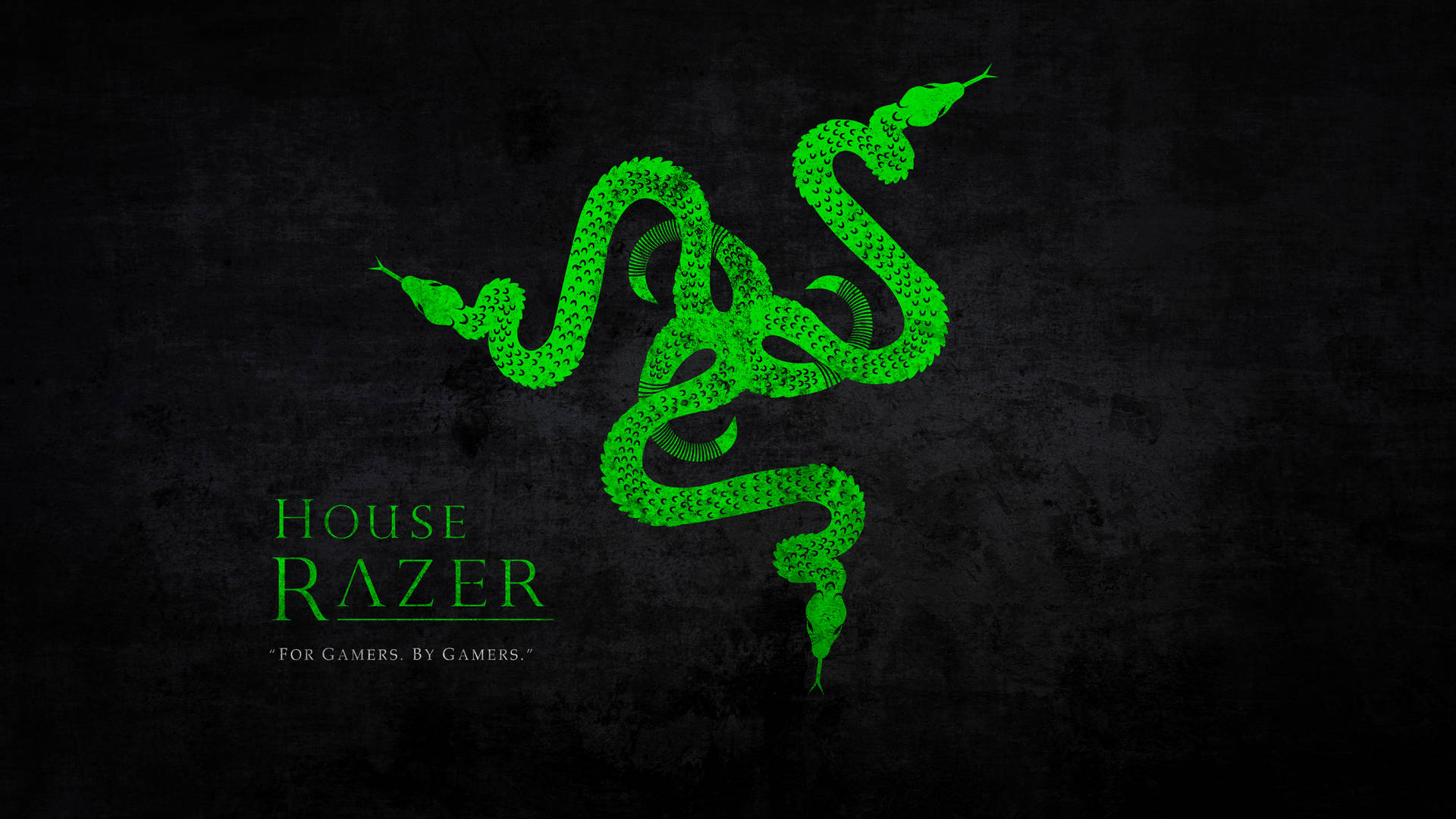Green House Razer Pc Logo Wallpaper