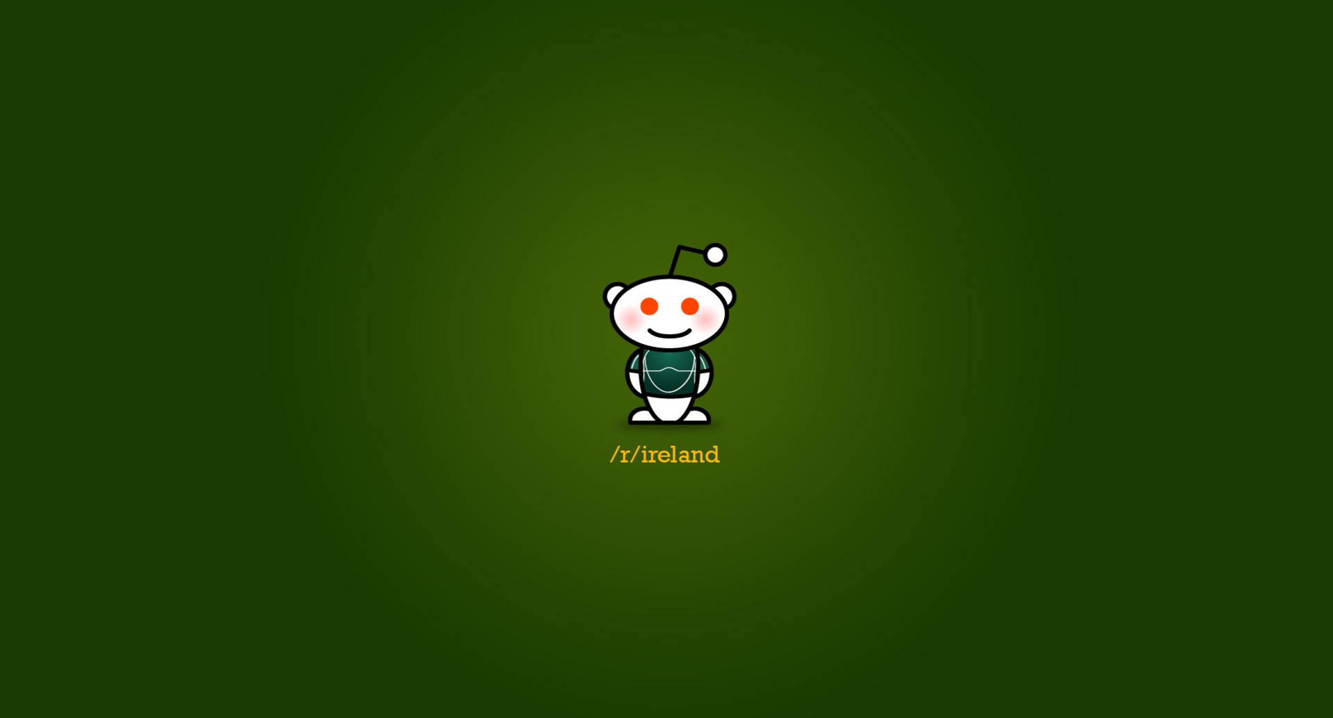 Green Ireland Reddit Logo Wallpaper