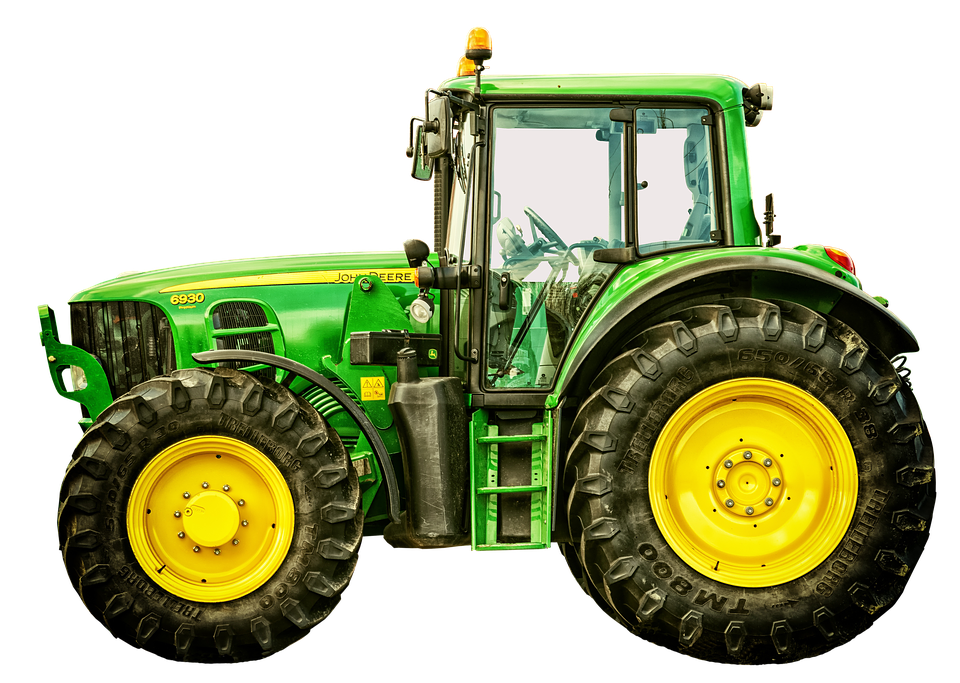 Green John Deere6930 Tractor PNG