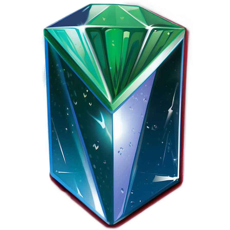 Green Kryptonite Stone Png Tds42 PNG