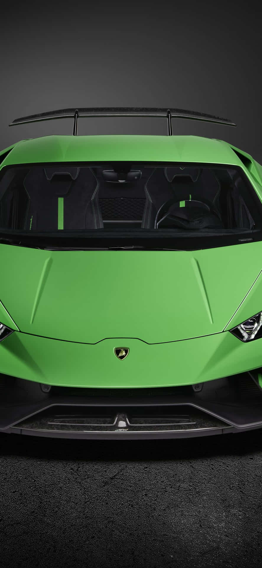 Grøn Lamborghini Iphone 1125 X 2436 Wallpaper