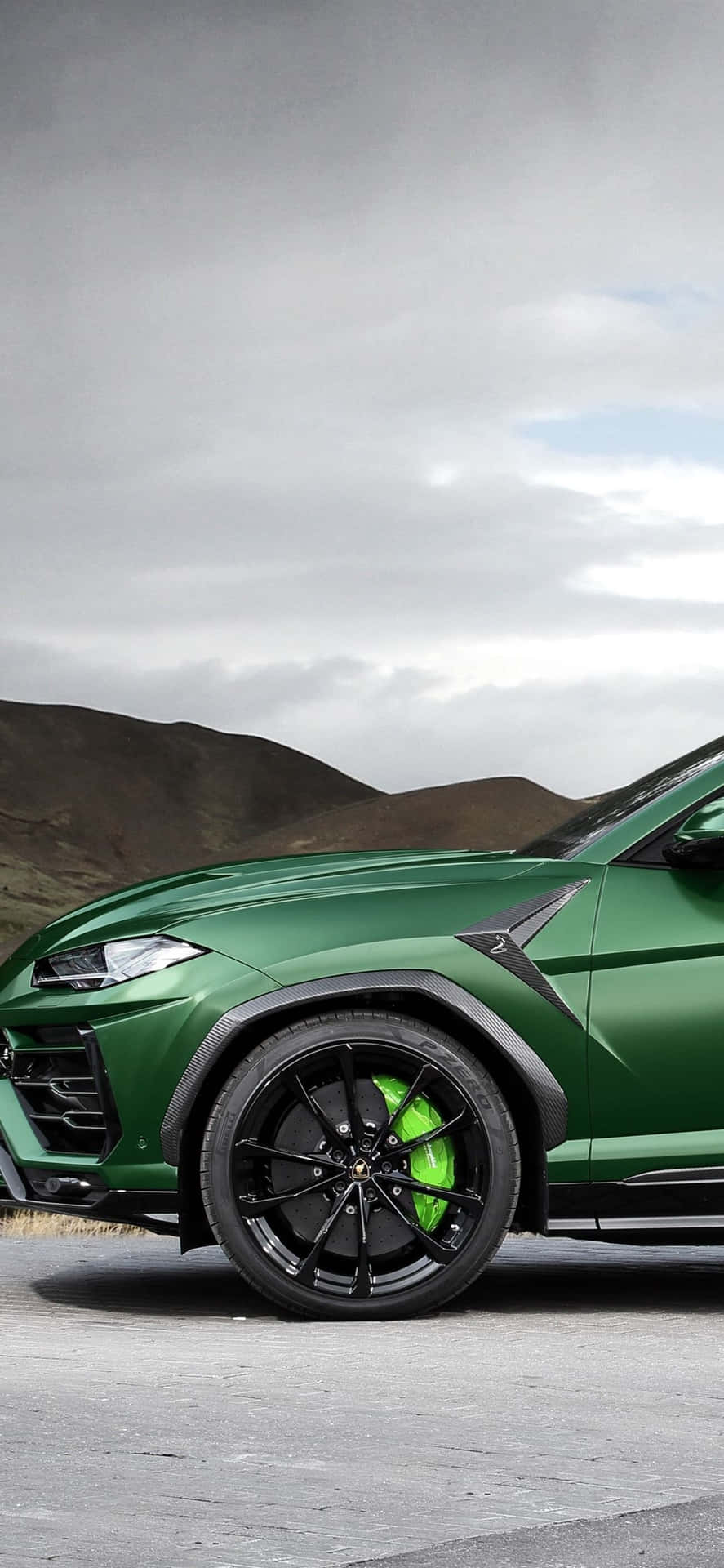 Bildder Veloce Lamborghini Präsentiert Sein Einzigartig Atemberaubendes Grün Mit Verlaufsdetails Wallpaper