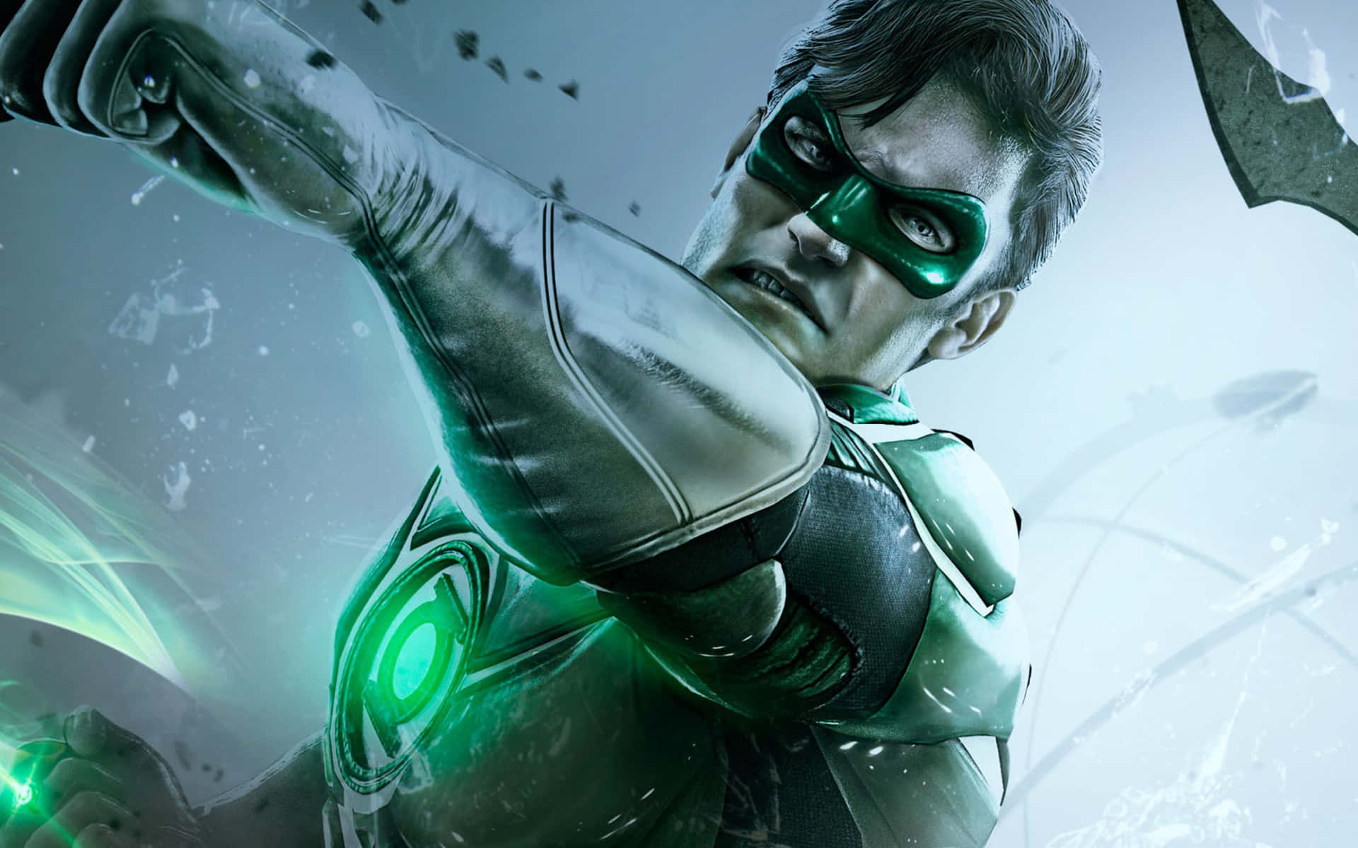 "A shining beacon of hope and justice - the Green Lantern"