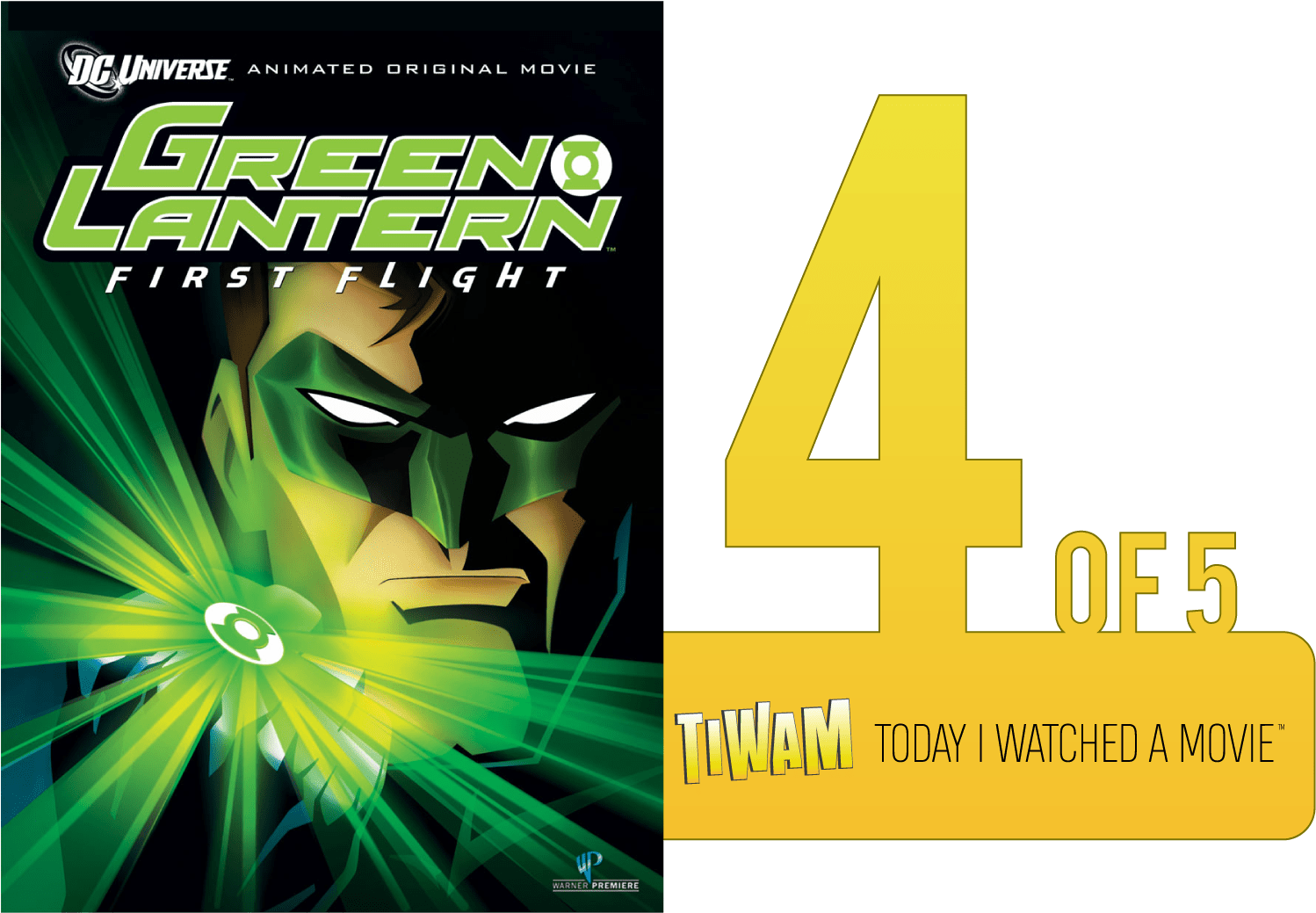 Green Lantern First Flight Movie Promotion PNG