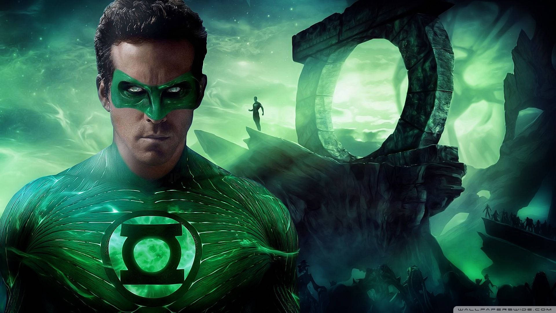 Hal Jordan As Green Lantern - Protector of the Universe Wallpaper