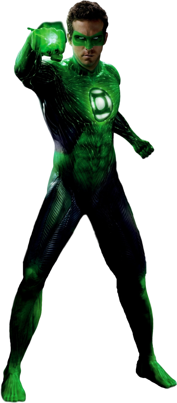 Green Lantern Pose PNG