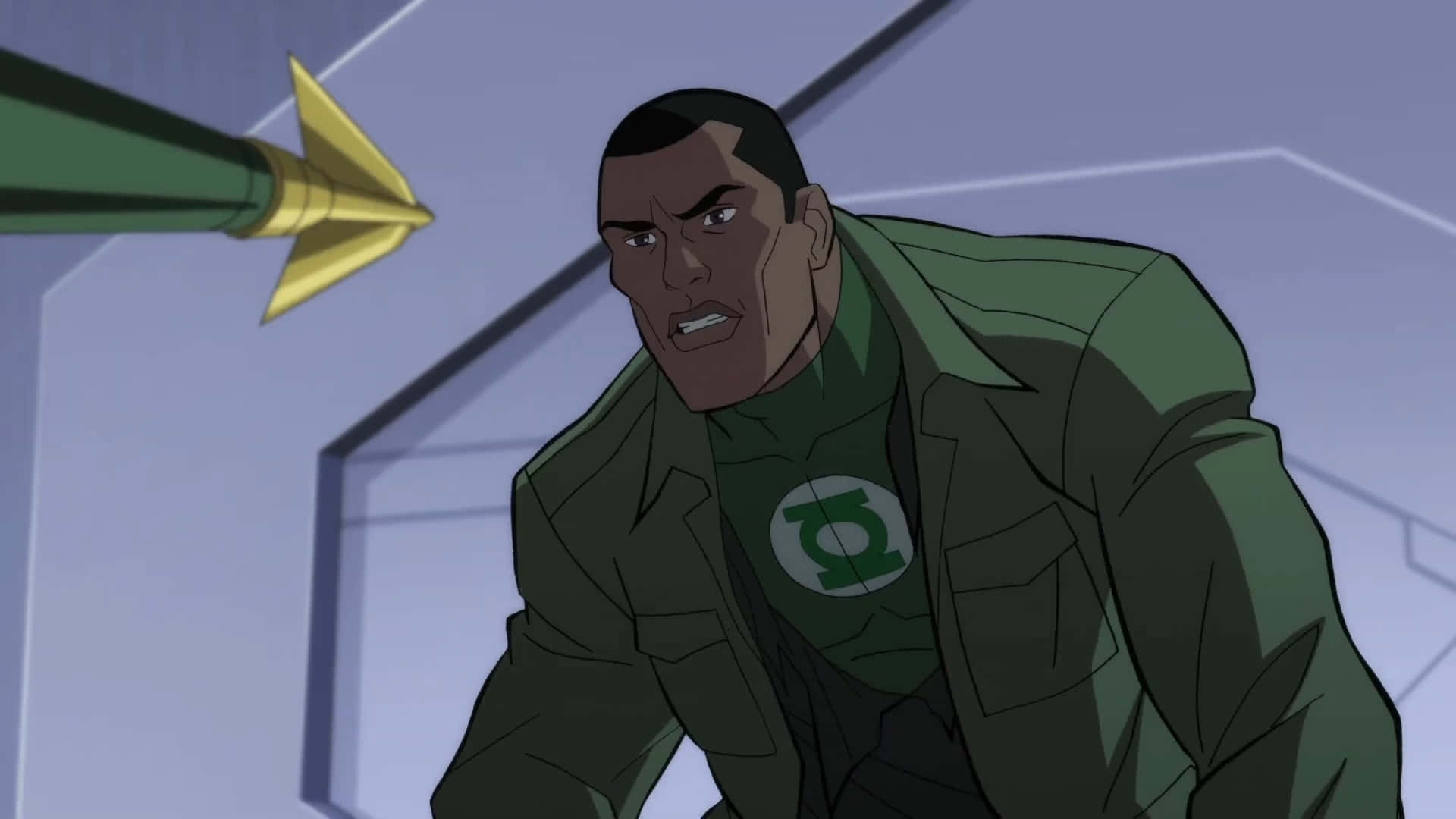 Green Lantern The Animated Series Arrow Pointed Wallpaper