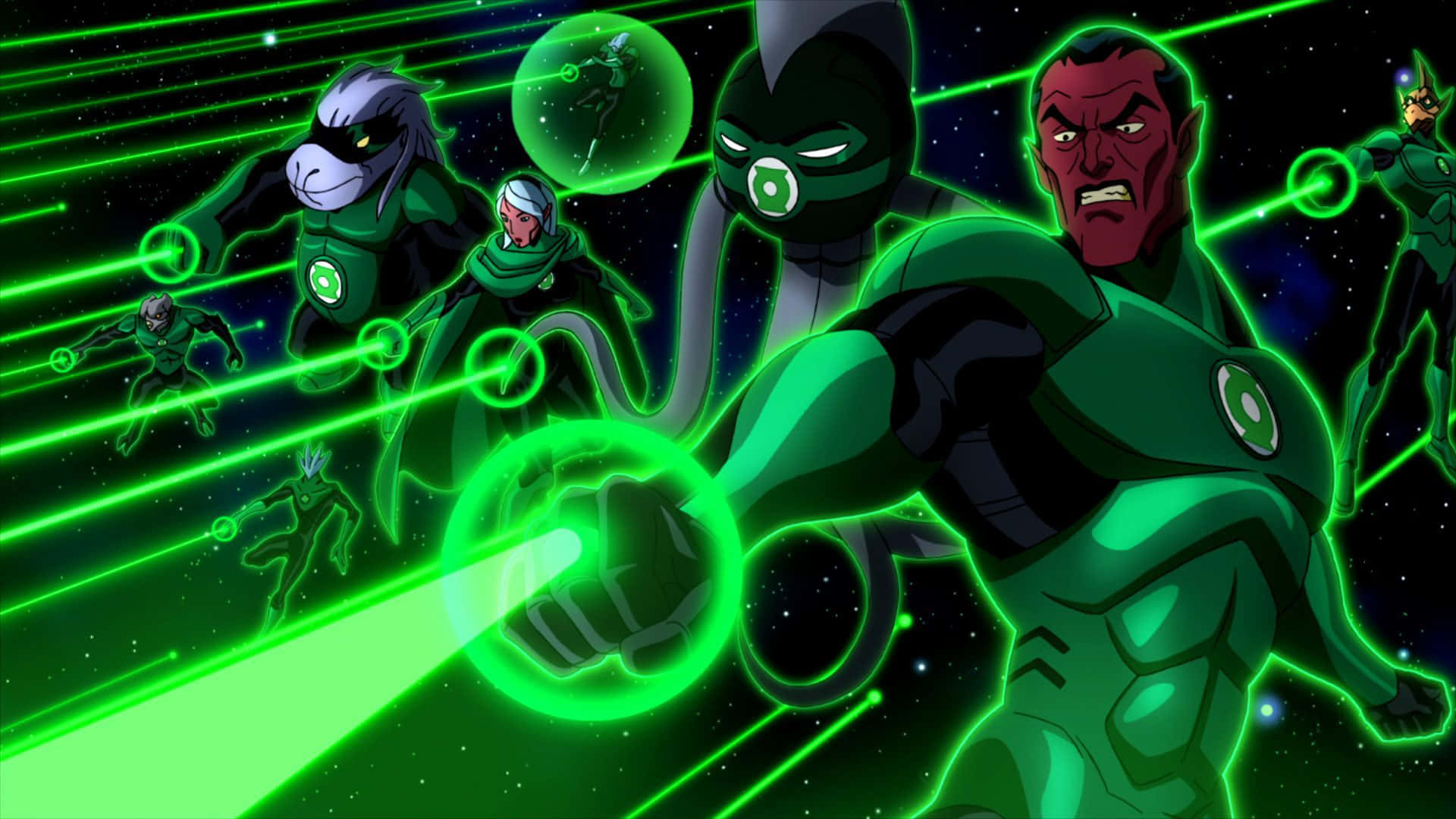Green Lantern The Animated Series Emerald Knights Wallpaper