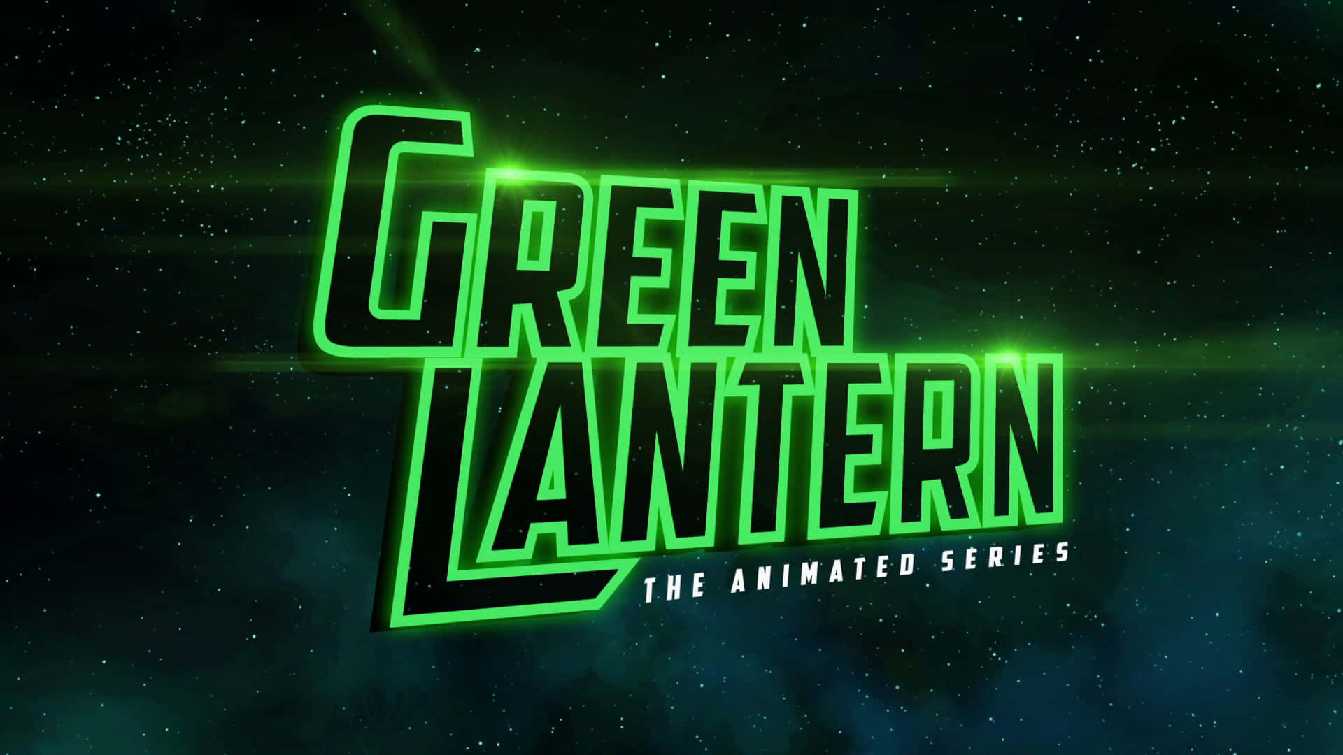Green Lantern The Animated Series Title Card Wallpaper