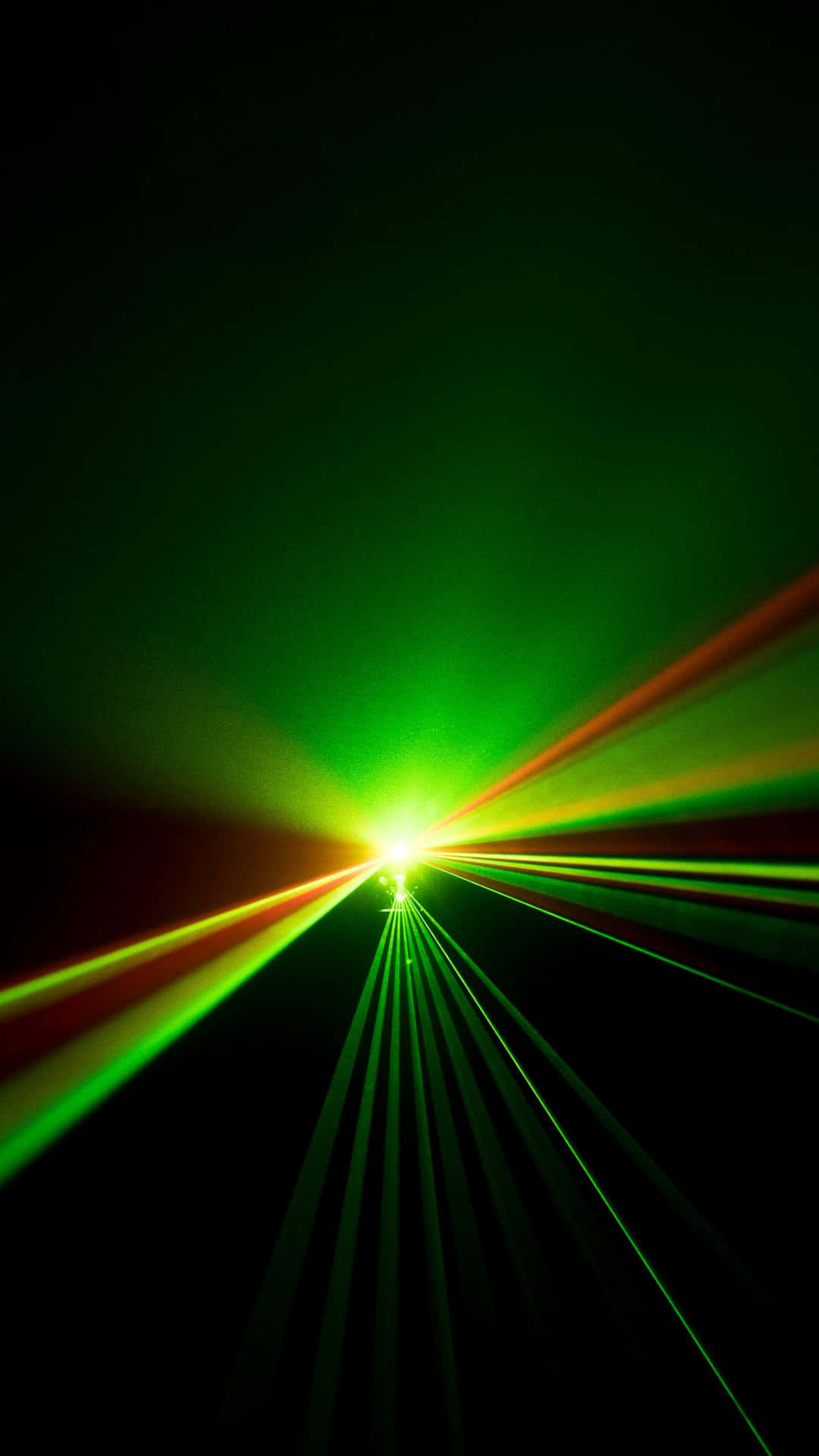Green Laser Beamsin Darkness Wallpaper