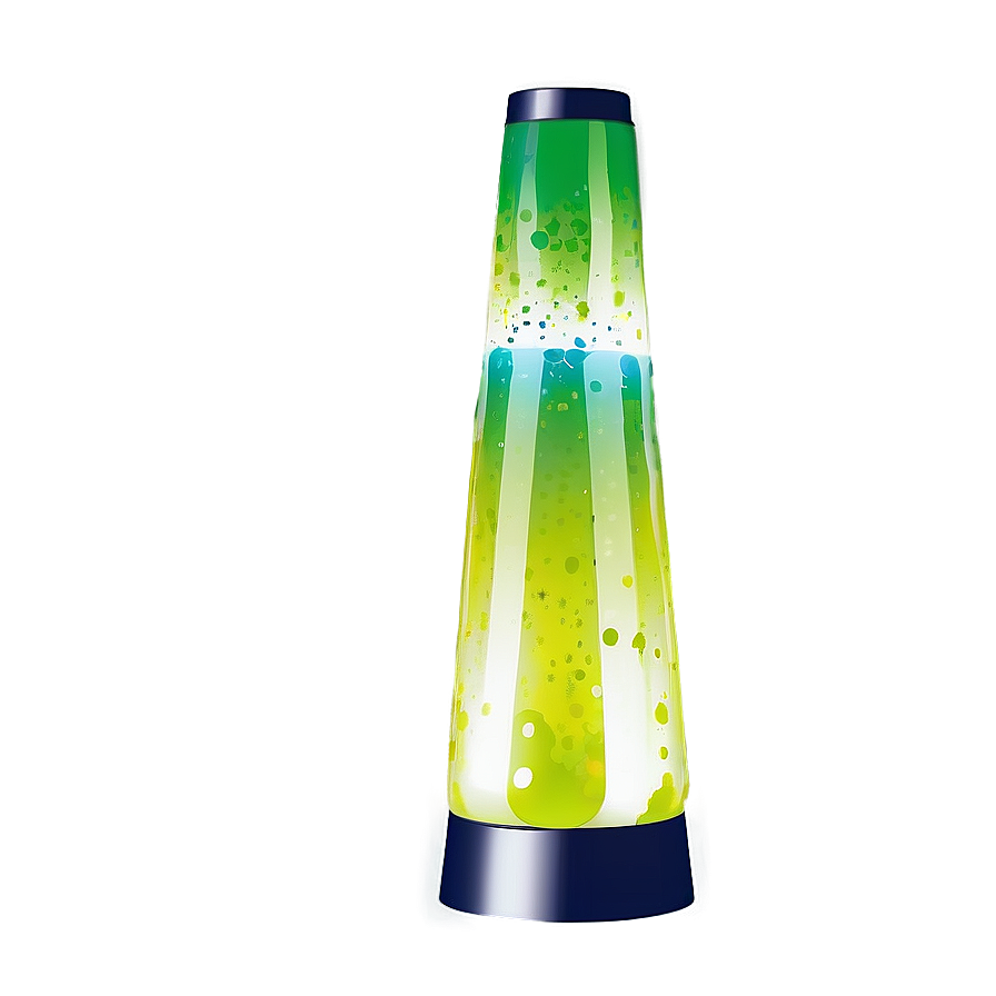 Green Lava Lamp Png 06112024 PNG