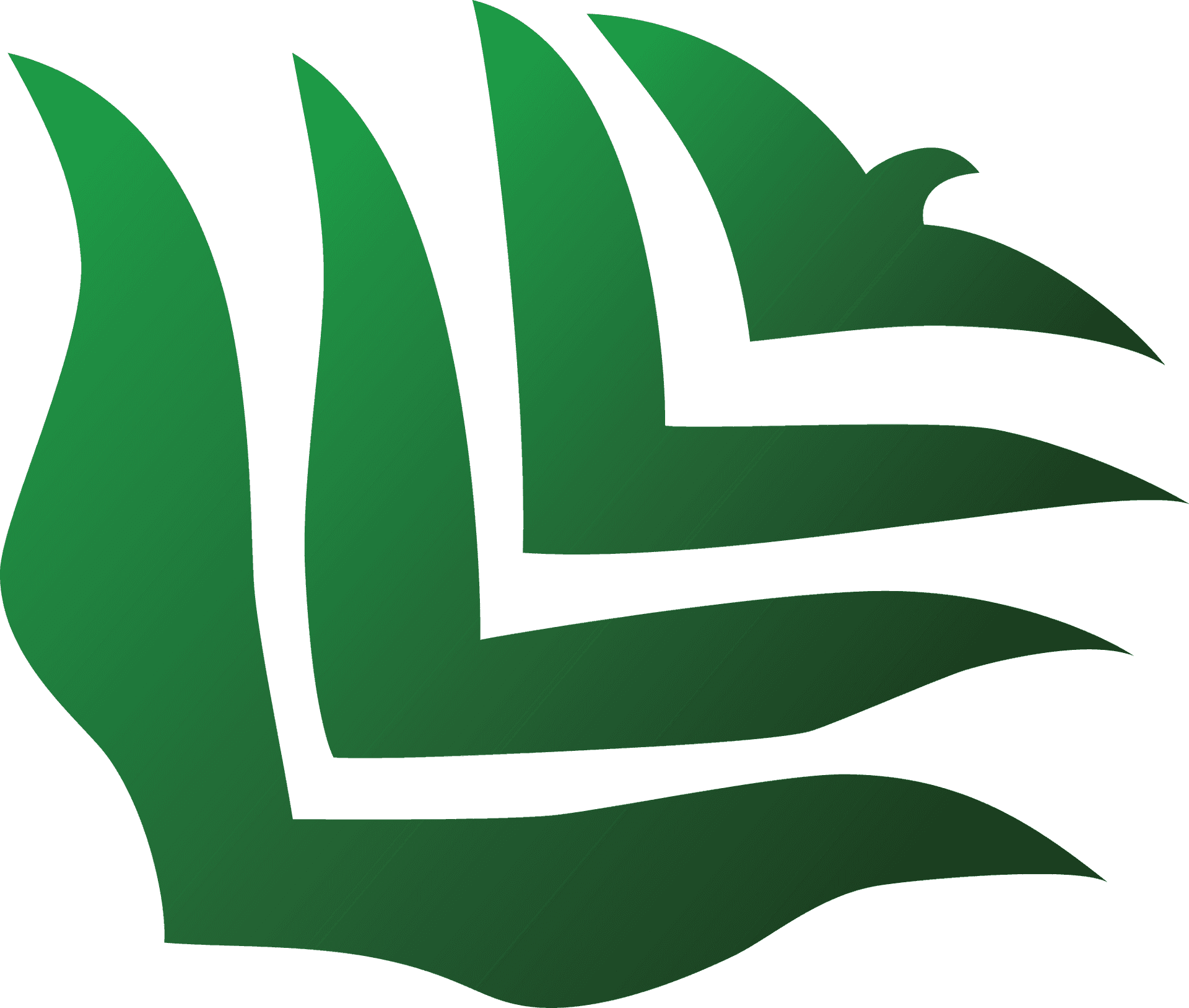 Green Leaf Graphic Design PNG