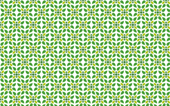 Green Leaf Pattern Background PNG