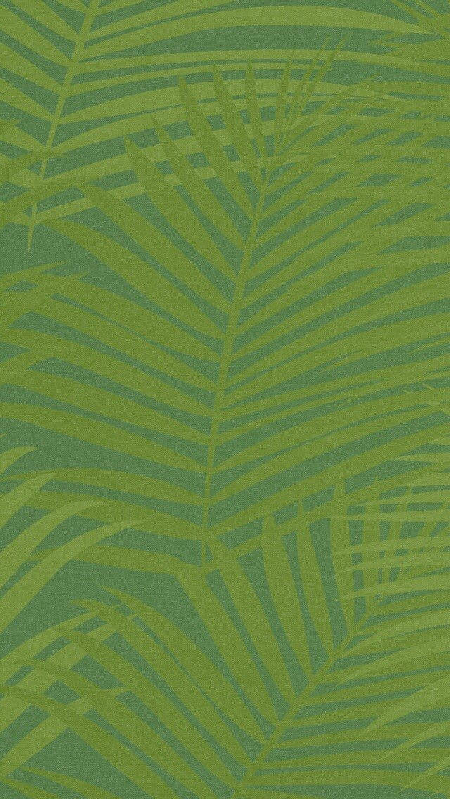 Green Leaves iOS 6 Wallpaper