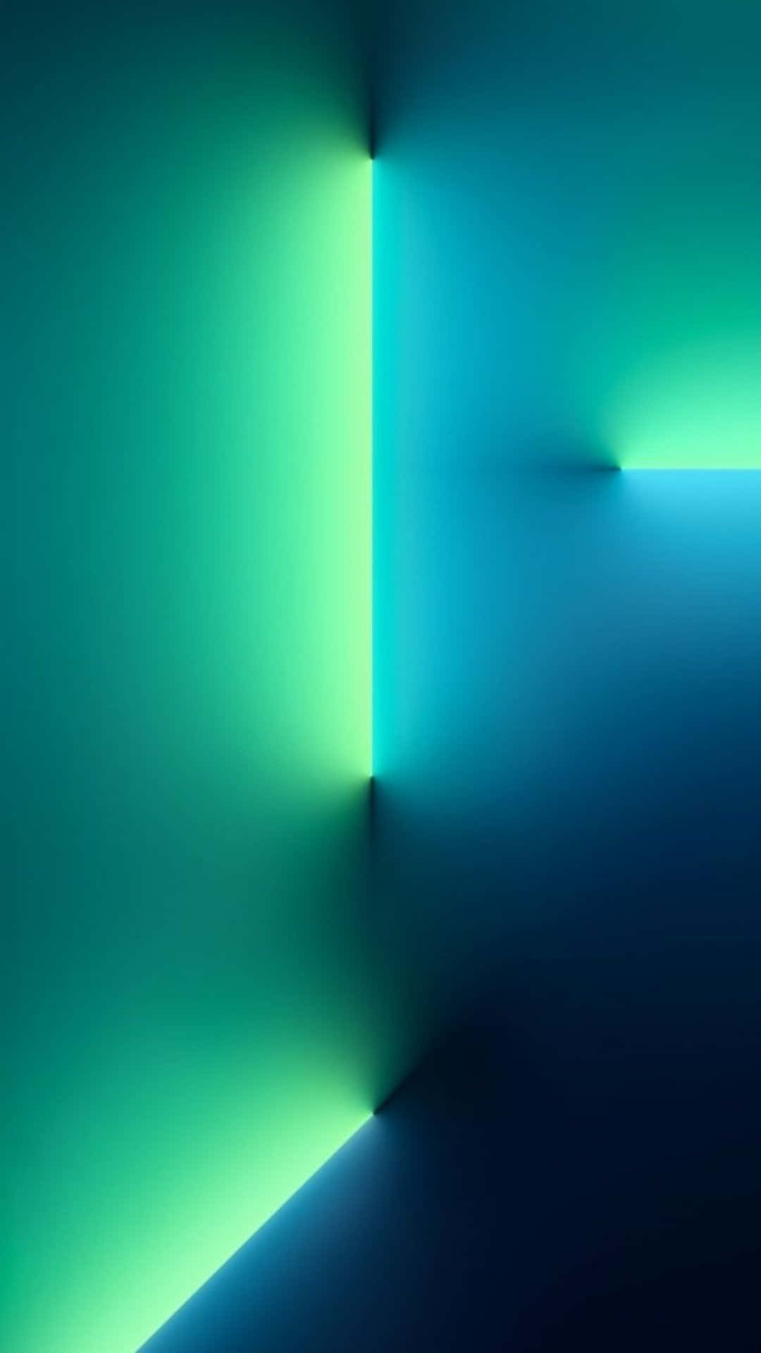 Illumineret grøn LED-design Wallpaper