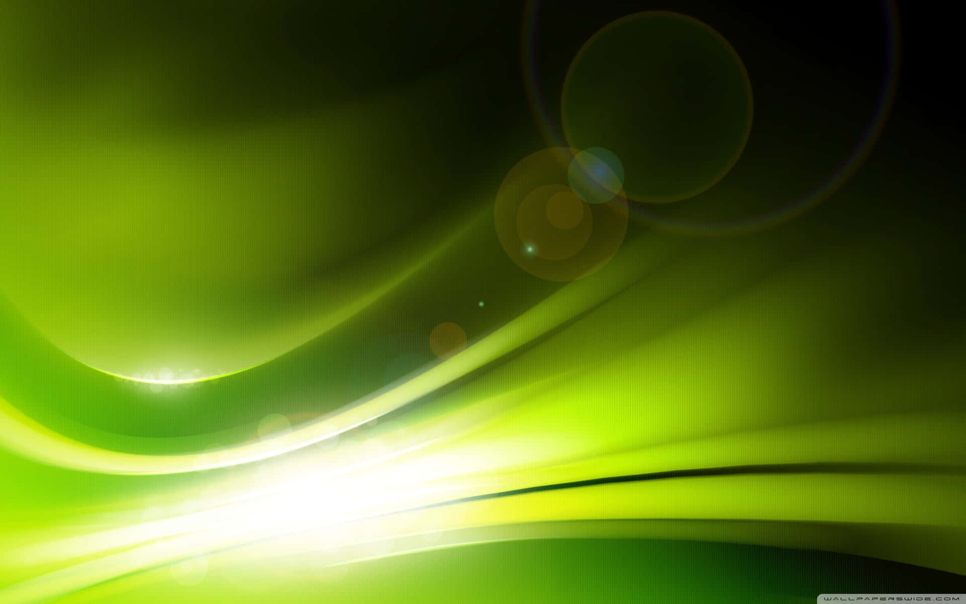 Green Abstract Wallpaper With Light And Dark Background Wallpaper