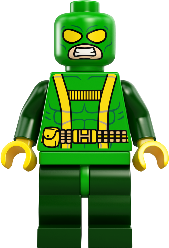 Green Lego Figure Hydra Agent PNG