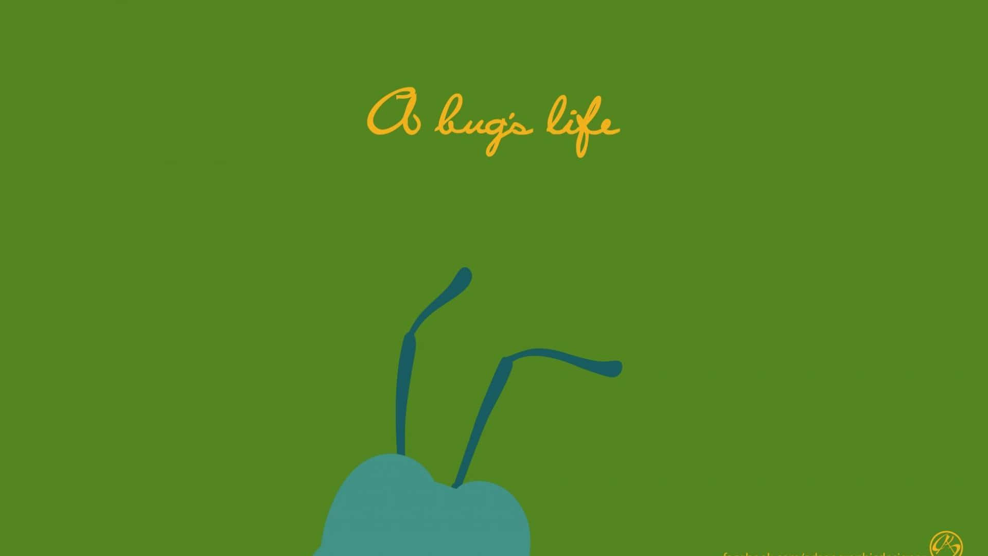 Green Letter Title A Bugs Life Wallpaper