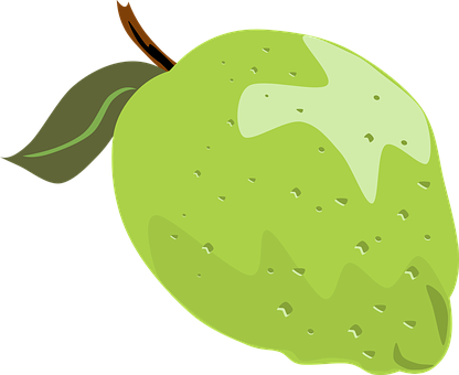 Green Lime Cartoon Illustration PNG