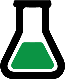 Green Liquidin Beaker Icon PNG