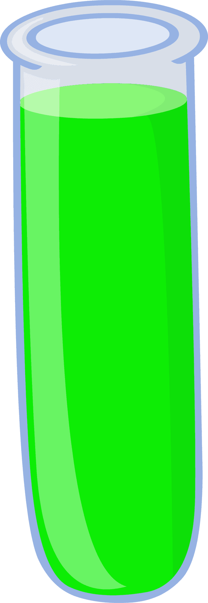 Green Liquidin Test Tube PNG