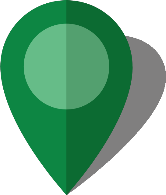 Green Location Pin Icon PNG