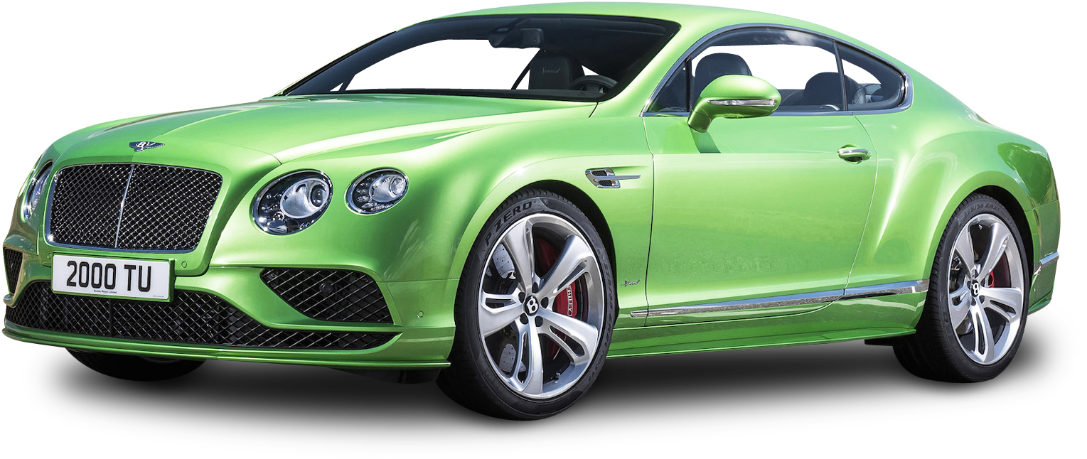 Green Luxury Coupe Car H D PNG