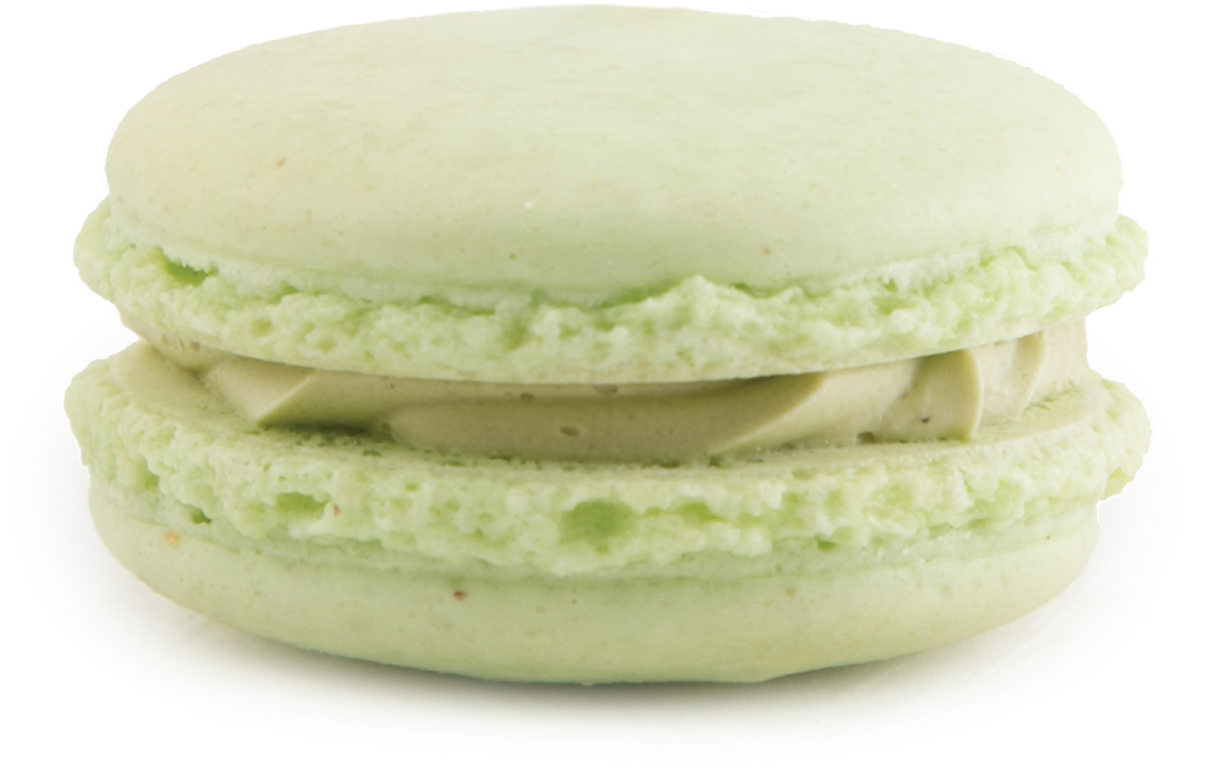 Green Macaron Single Item PNG