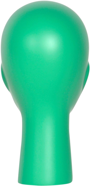 Green Mannequin Head Display PNG