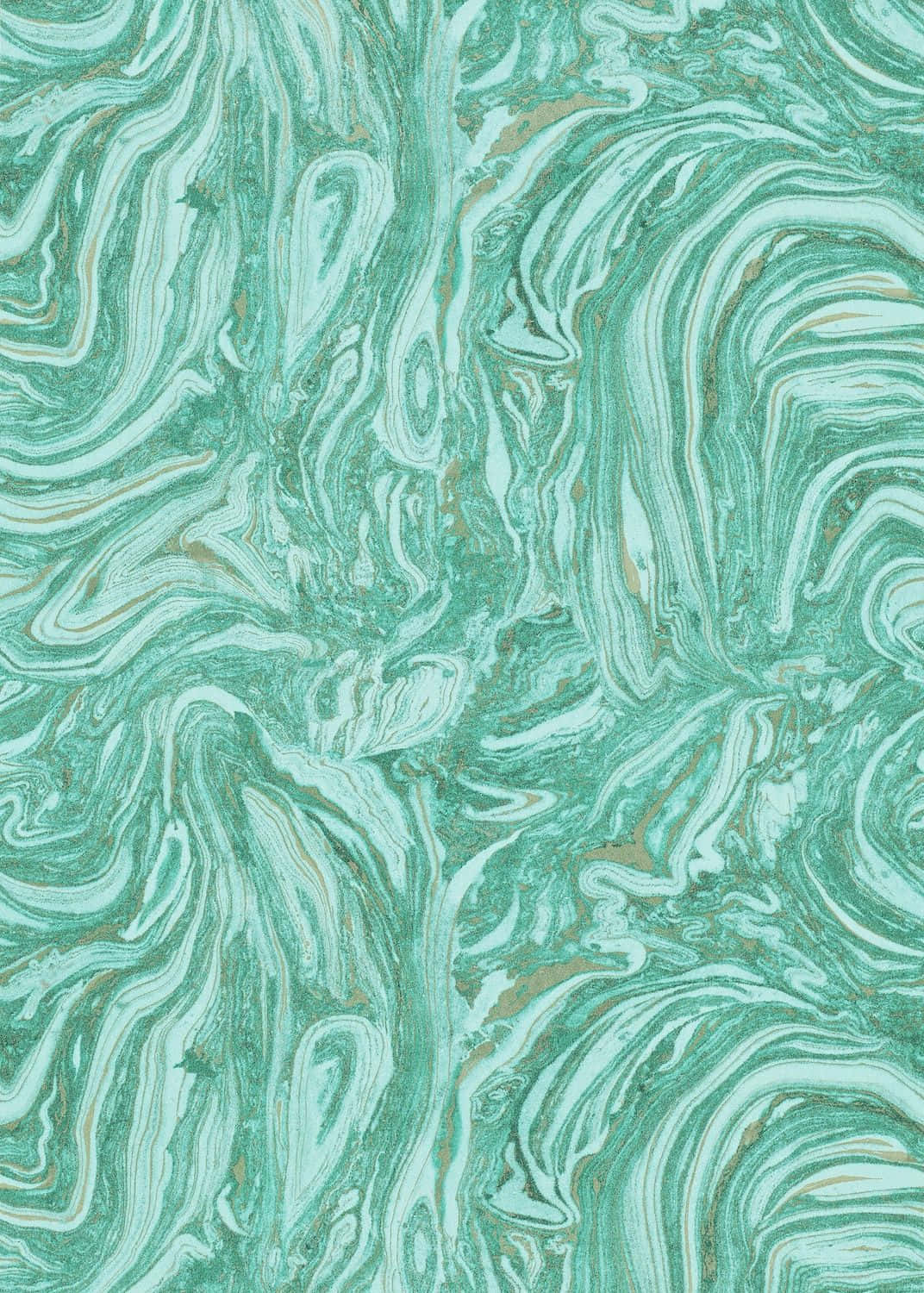 Green Marble Background Swirling Pattern