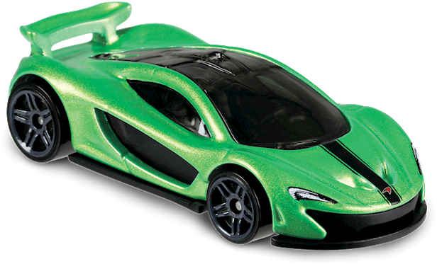 Green Mc Laren Supercar Isolated PNG