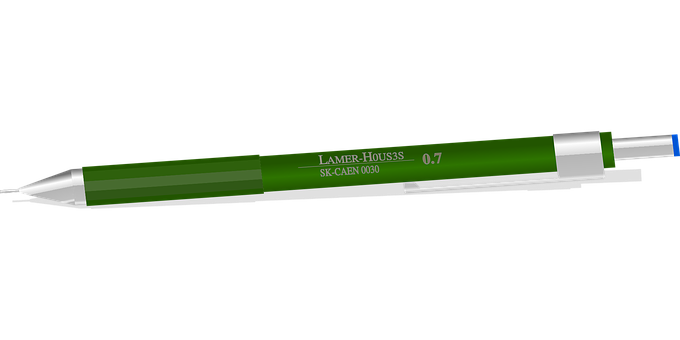 Green Mechanical Pencil0.7mm PNG