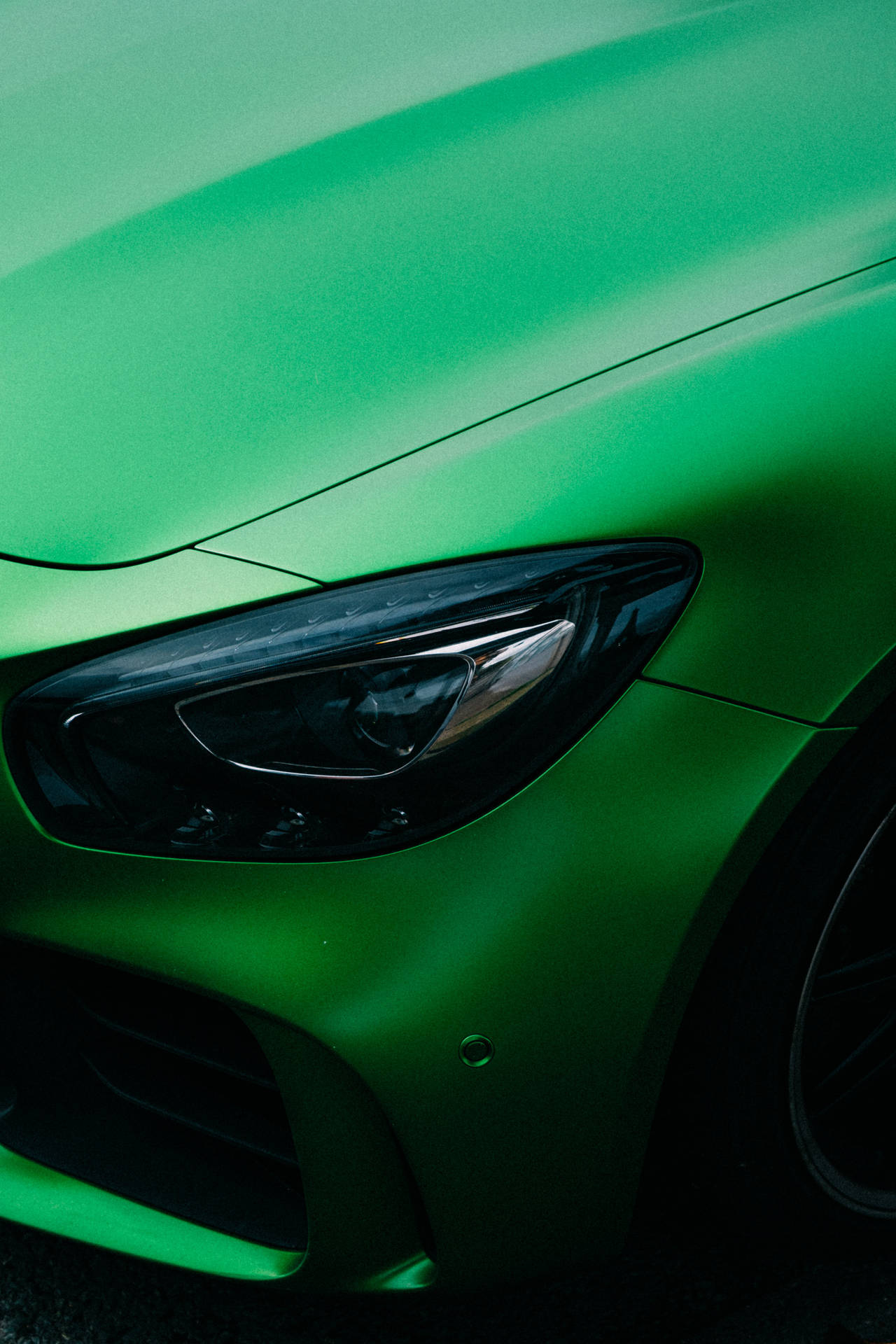 Green Mercedes Amg Iphone Wallpaper
