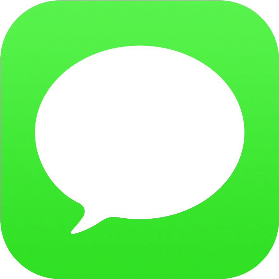 Green Message App Icon PNG