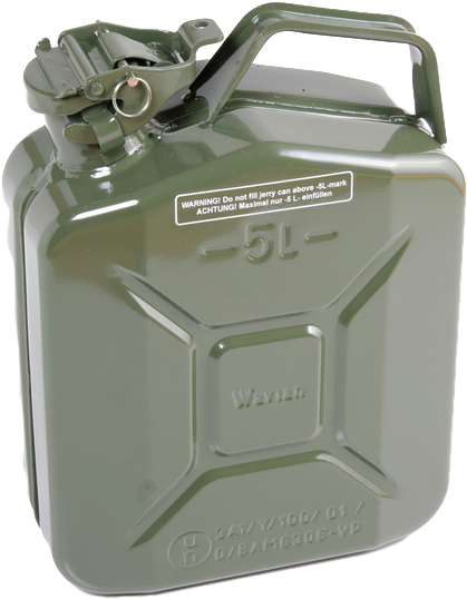 Green Metal Jerry Can PNG
