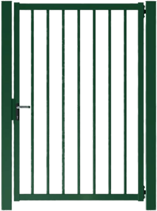 Green Metal Security Gate.png PNG