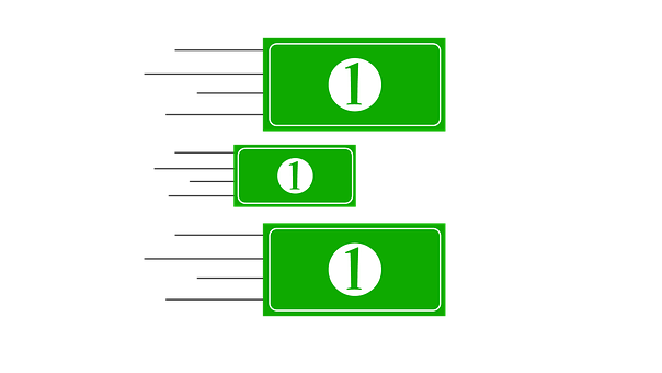 Green Money Bills Black Background PNG