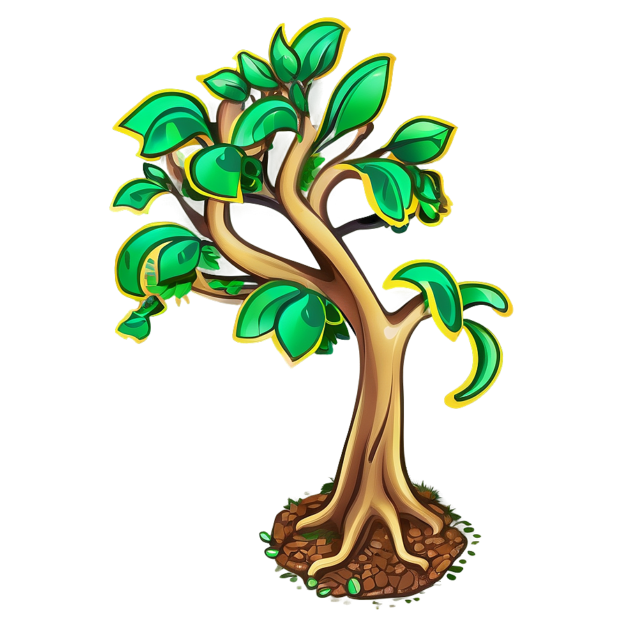 Green Money Tree Clipart Png 84 PNG