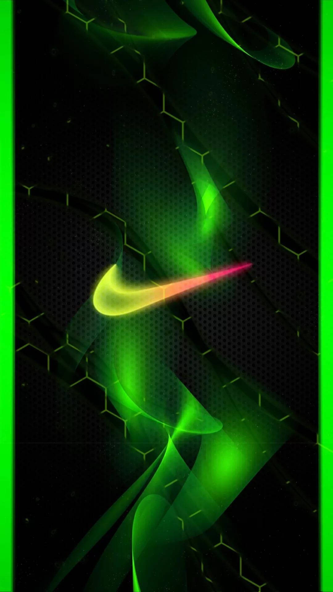 Green Nike Iphone Background