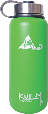 Green Outdoor Water Bottle PNG