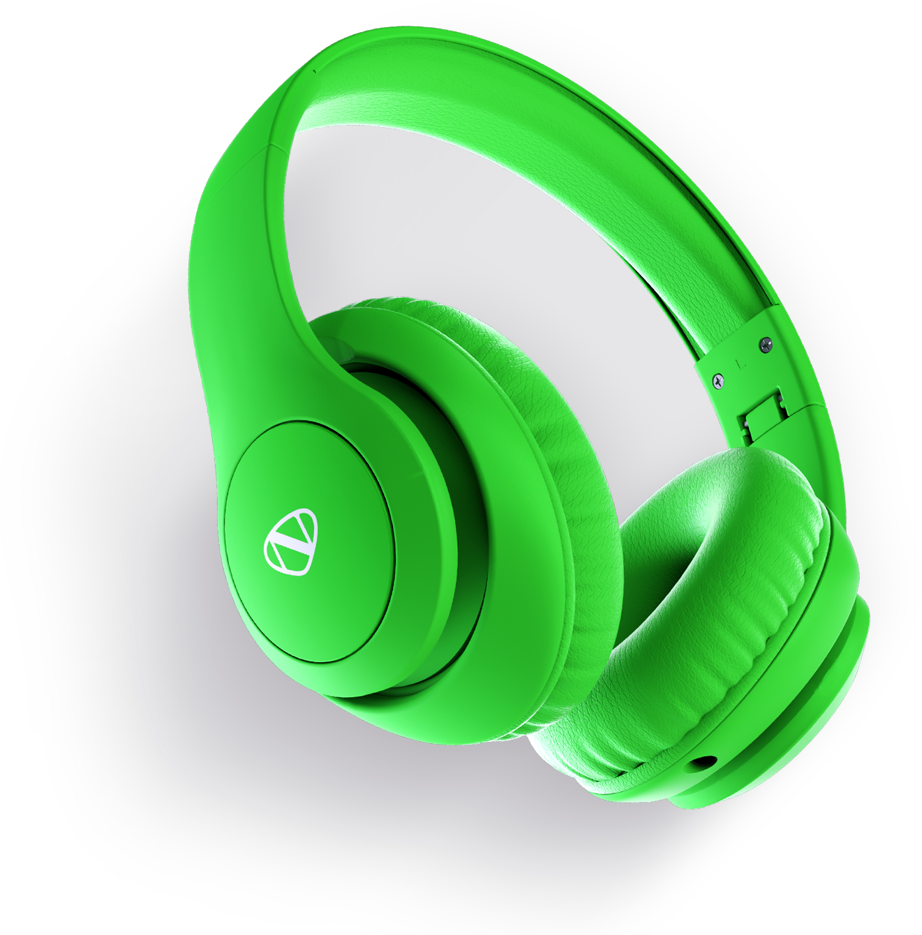 Green Over Ear Headphones PNG