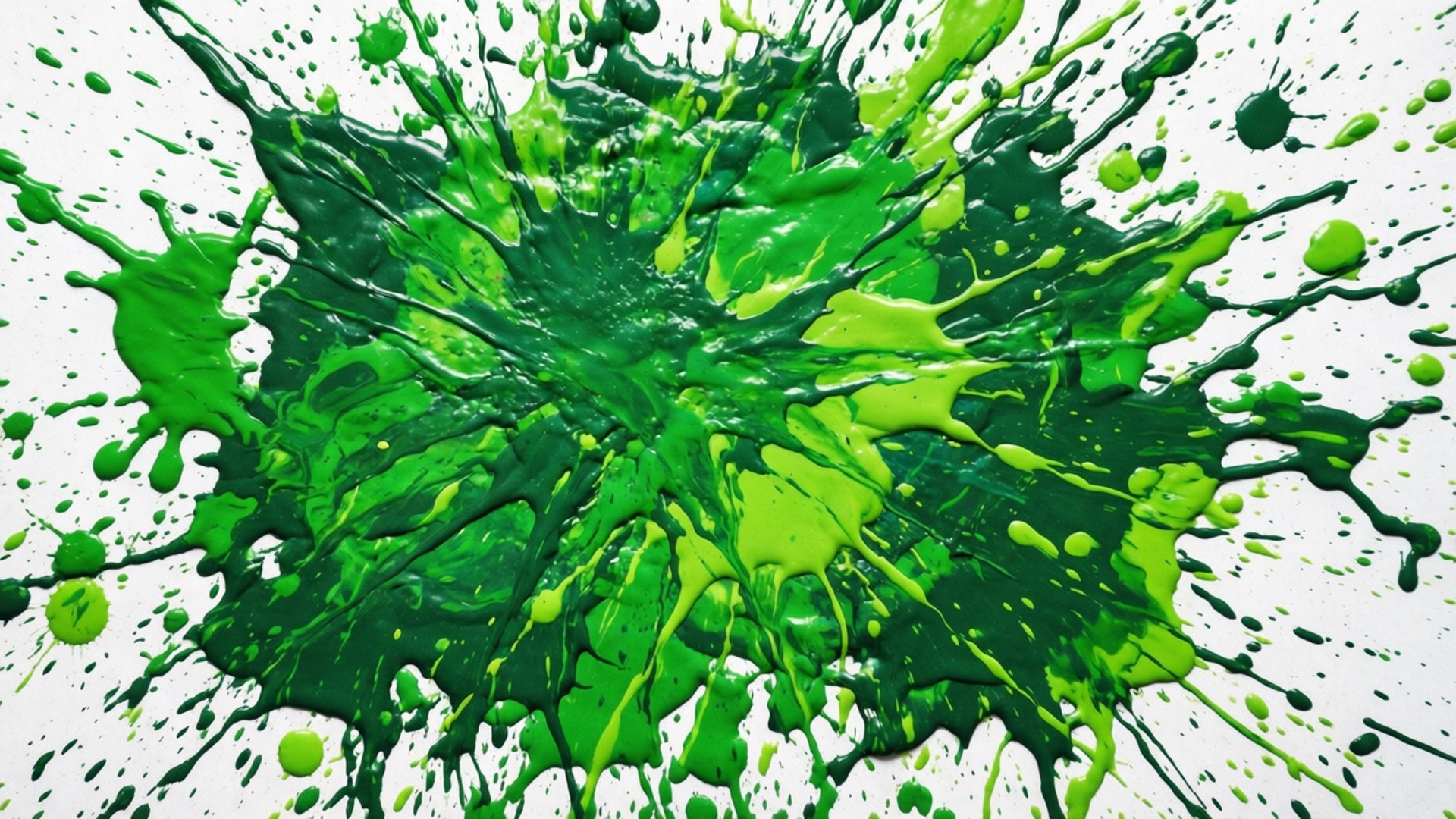 Schizzo di vernice verde Sfondi